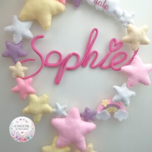 Fiocco nascita stelline - immagine 2