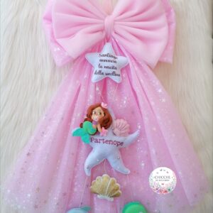Fiocco nascita sirenetta - immagine 1
