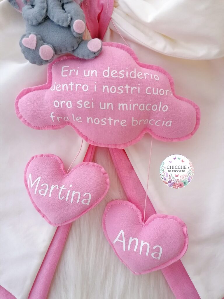 Fiocco nascita elefantina