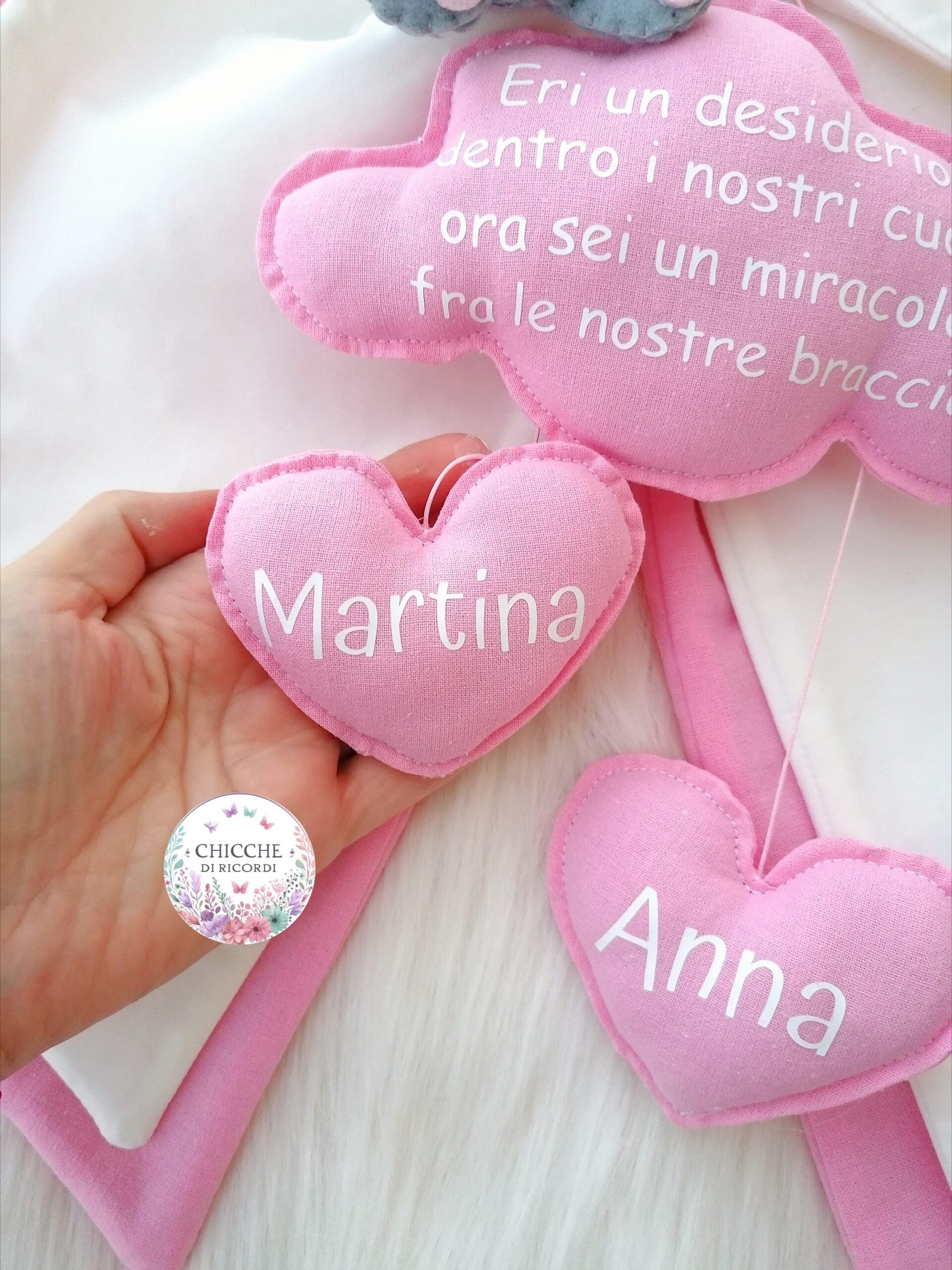 Fiocco nascita elefantina - immagine 4