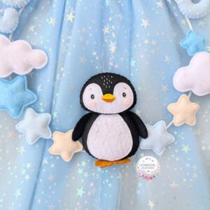 Fiocco nascita pinguino - immagine 3