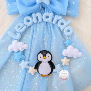 Fiocco nascita pinguino - immagine 4
