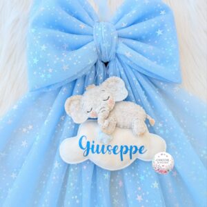 Fiocco nascita Baby Elefantino - immagine 2