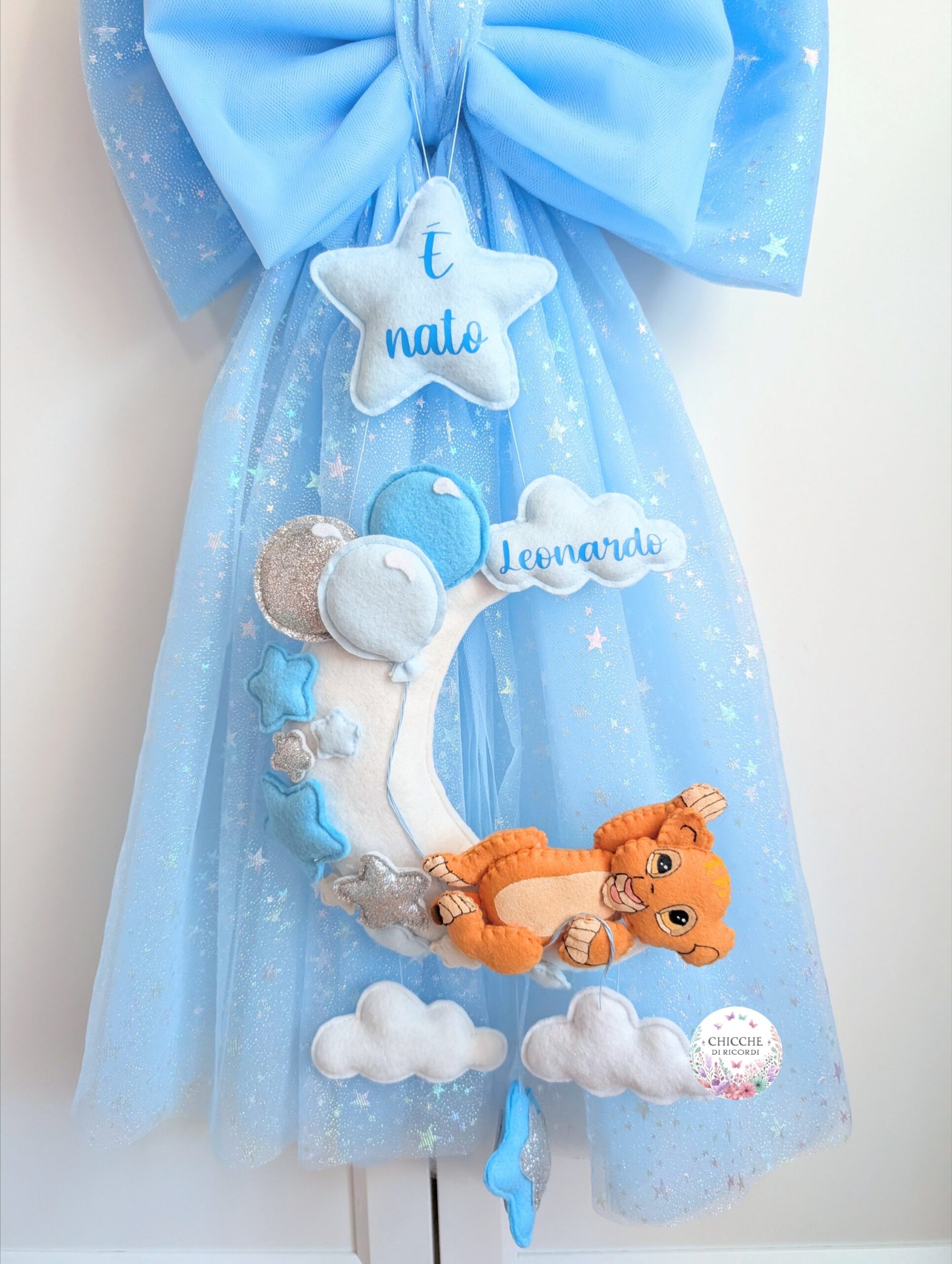 Fiocco nascita Simba su luna - immagine 2