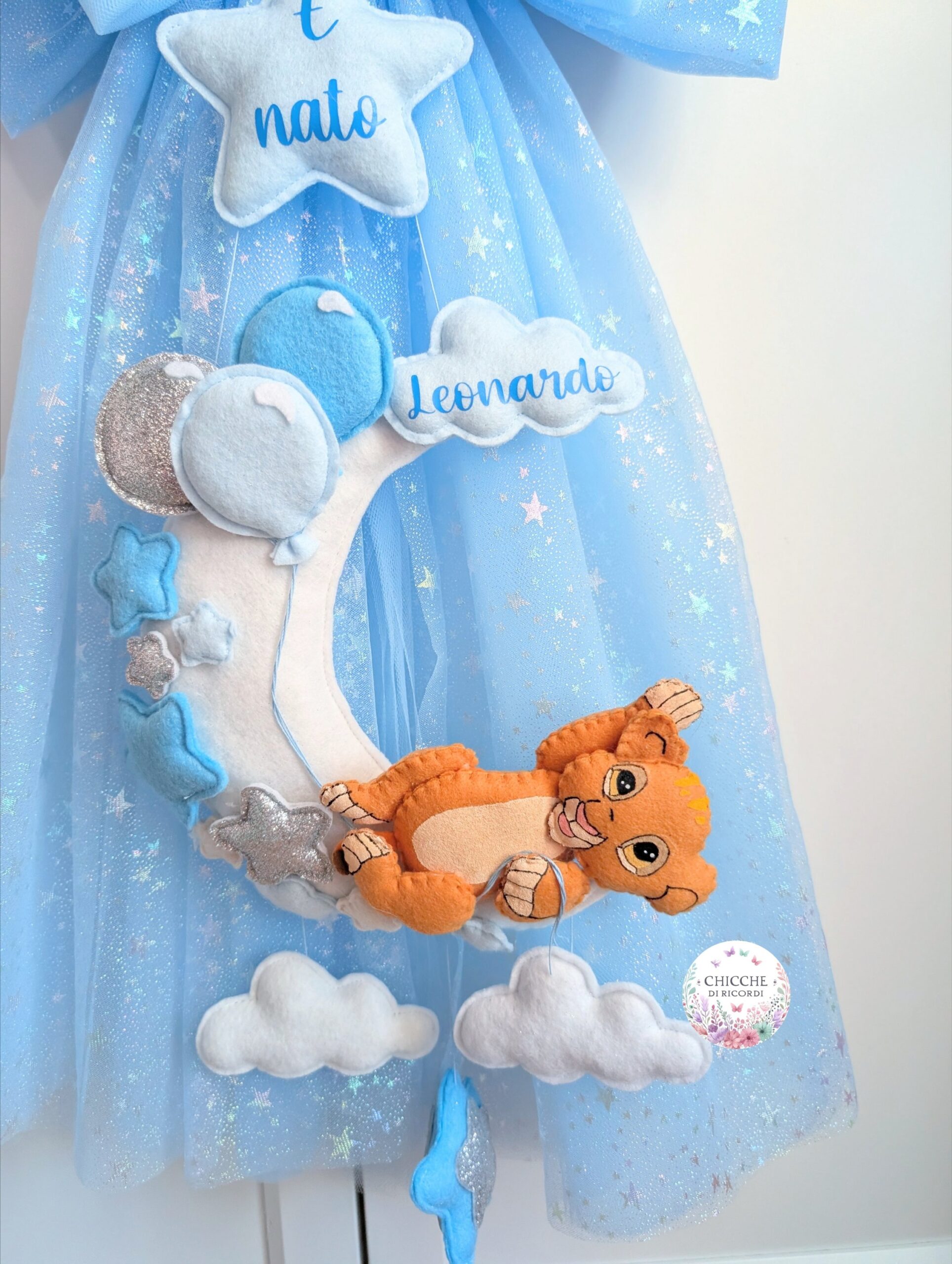 Fiocco nascita Simba su luna - immagine 3
