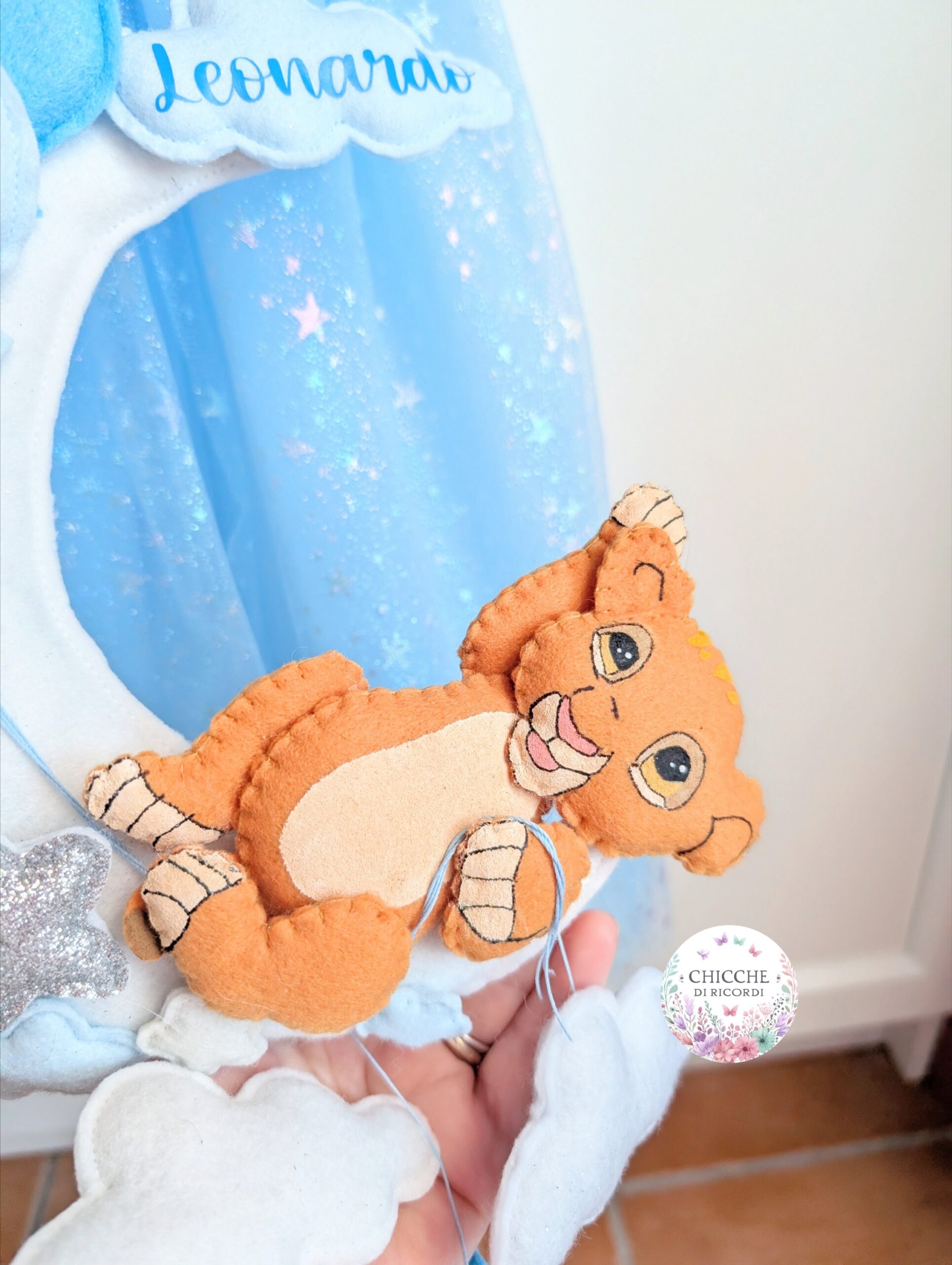 Fiocco nascita Simba su luna - immagine 6