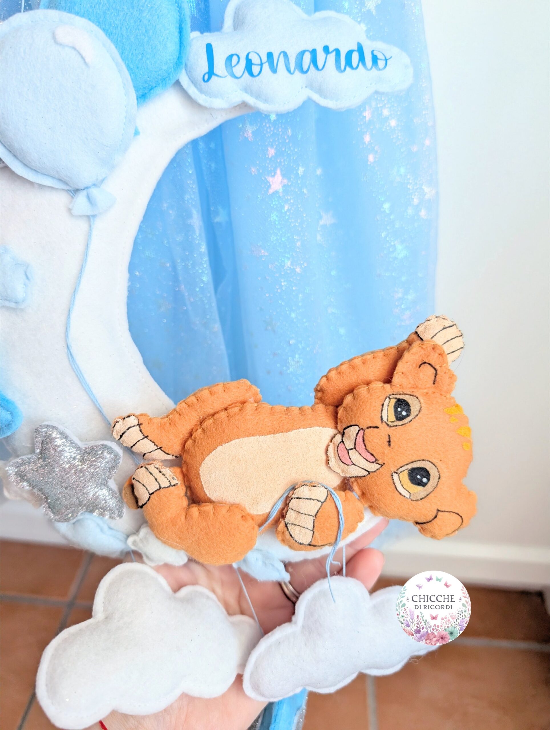 Fiocco nascita Simba su luna - immagine 8