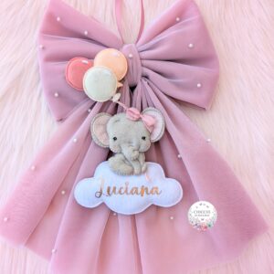 Fiocco nascita Baby Elefantina