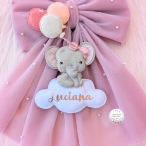 Fiocco nascita Baby Elefantina - immagine 2