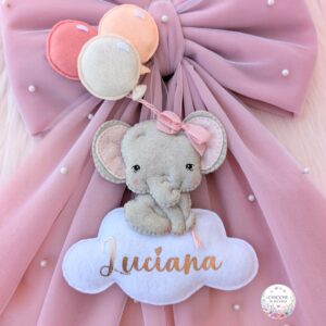 Fiocco nascita Baby Elefantina - immagine 3